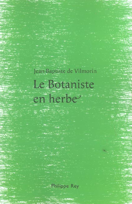 LE BOTANISTE EN HERBE