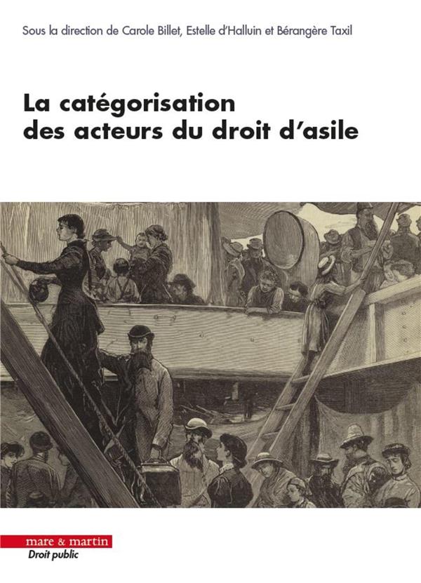 LA CATEGORISATION DES ACTEURS DU DROIT D'ASILE