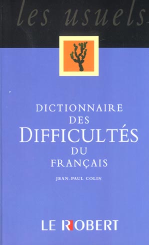 DICT DIFFICULTES POCHE USUELS