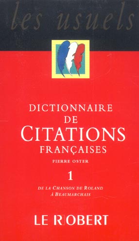DICT CITATIONS FRANCAISES T1 - VOL01