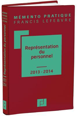 MEMENTO REPRESENTATION DU PERSONNEL 2013/2014