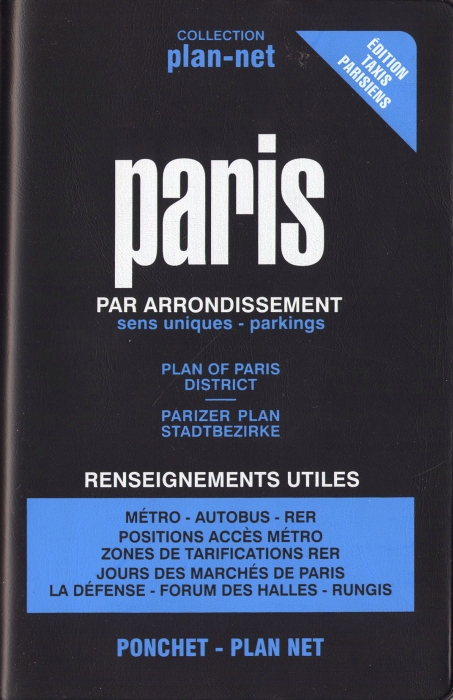 **PARIS  PAR ARRONDISSEMENT SENS UNIQUES - PARKINGS