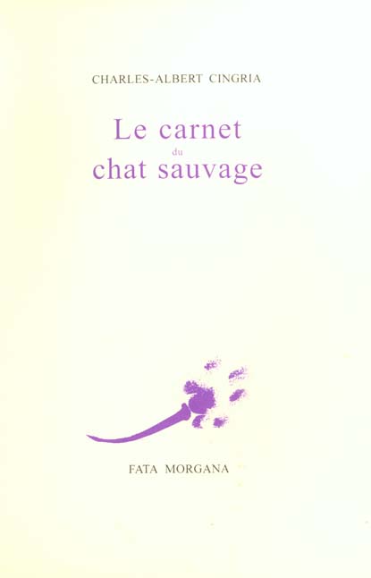 LE CARNET DU CHAT SAUVAGE