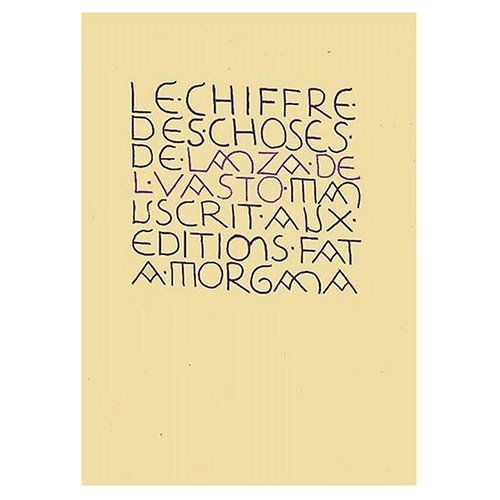 LE CHIFFRE DES CHOSES