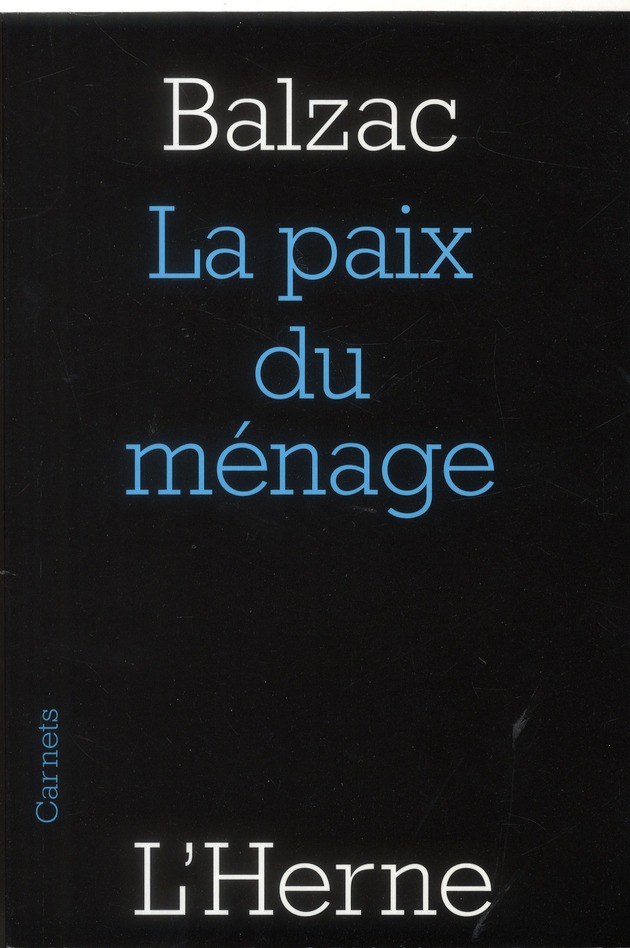 LA PAIX DU MENAGE