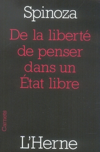 DE LA LIBERTE DE PENSER DANS UN ETAT LIBRE