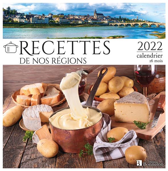 CALENDRIER RECETTES DE NOS REGIONS 2022