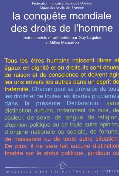 LA CONQUETE MONDIALE DES DROITS DE L'HOMME PRESEN TATION DES TEXTES FONDAMENTAUX