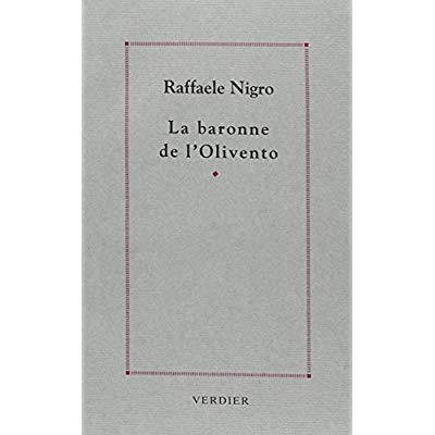 LA BARONNE DE L'OLIVENTO ROMAN