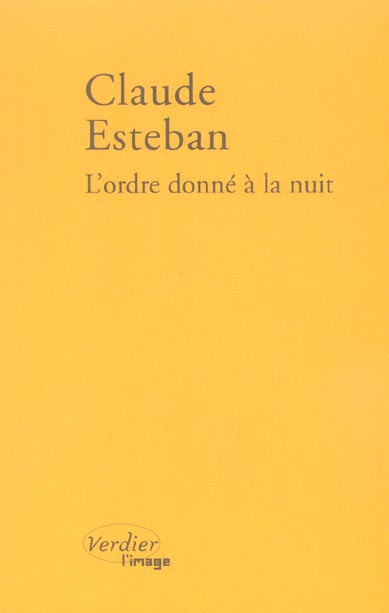 L'ORDRE DONNE A LA NUIT