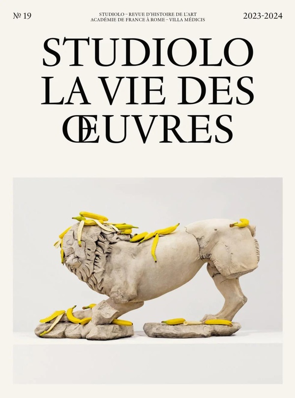 REVUE STUDIOLO, N 19, "VIE DES OEUVRES"