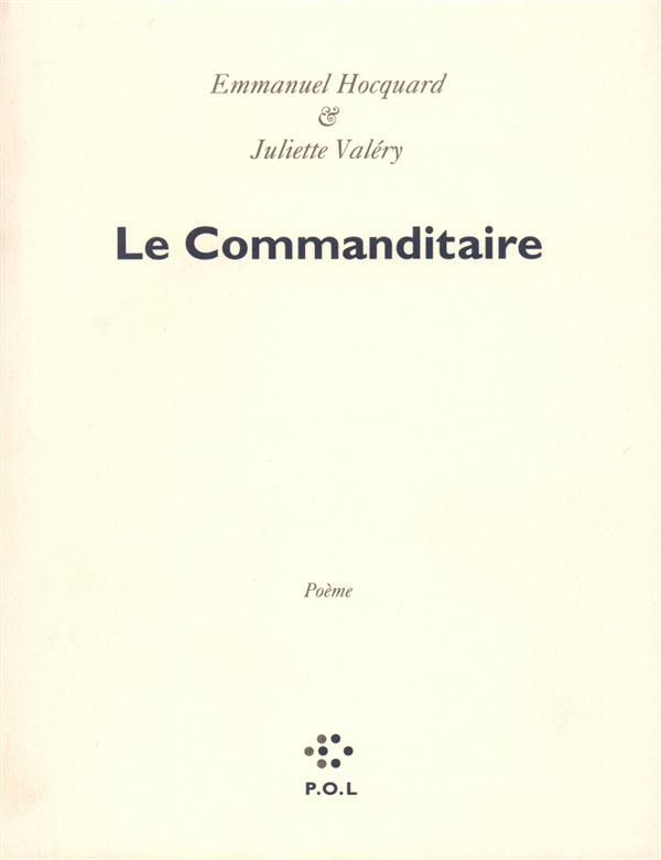 LE COMMANDITAIRE - POEME