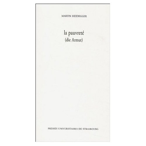 LA PAUVRETE (<I>DIE ARMUT</I>)