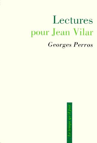 LECTURES POUR JEAN VILAR