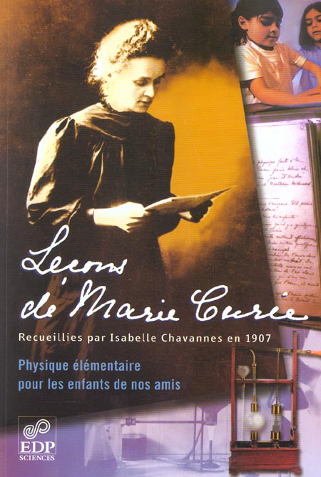 LECONS DE MARIE CURIE