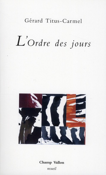 L'ORDRE DES JOURS