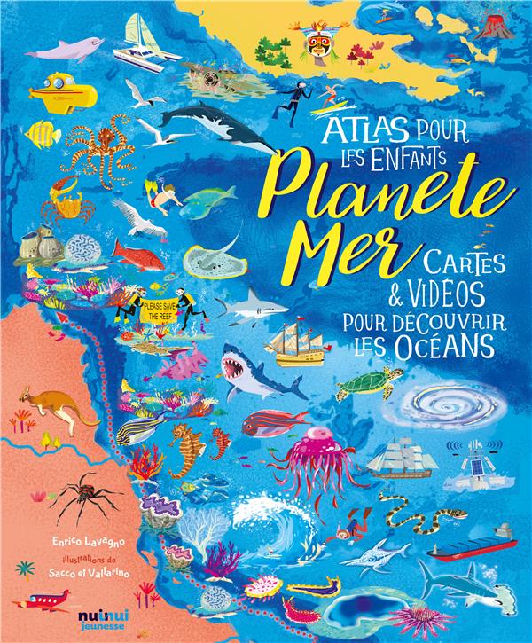 PLANETE MER - ATLAS POUR LES ENFANTS