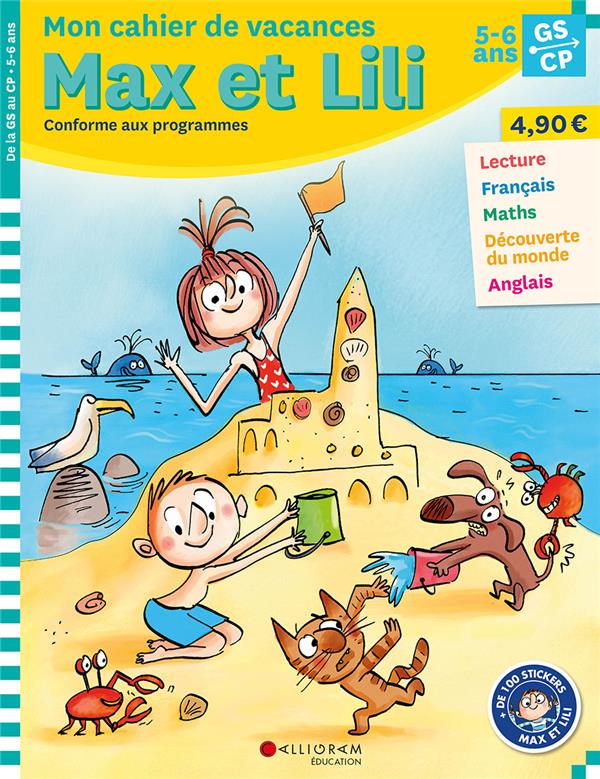 CAHIER DE VACANCES MAX ET LILI - GS/CP