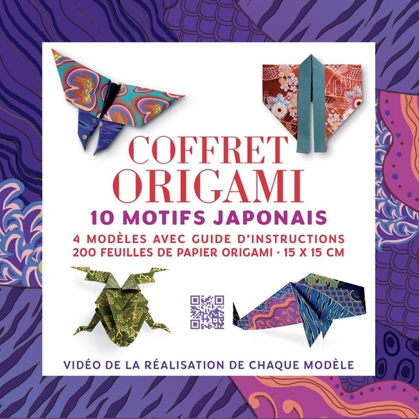 COFFRET ORIGAMI 10 MOTIFS JAPONAIS