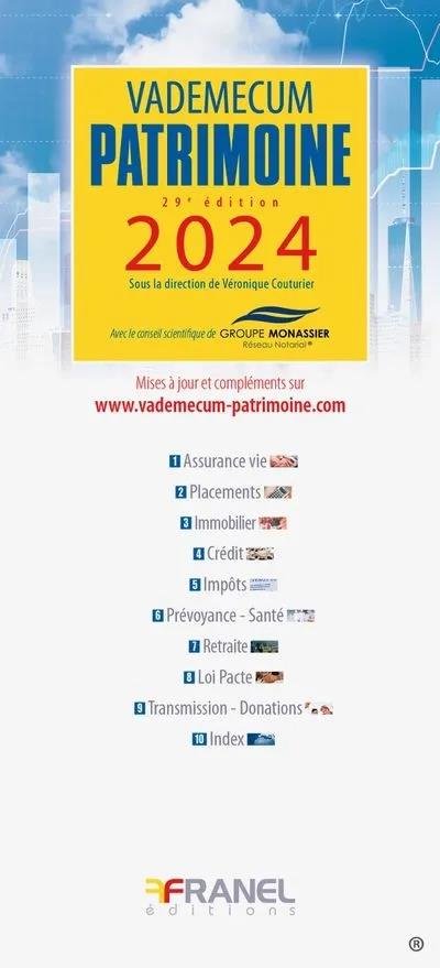 VADEMECUM DU PATRIMOINE 2024 - 29E EDITION