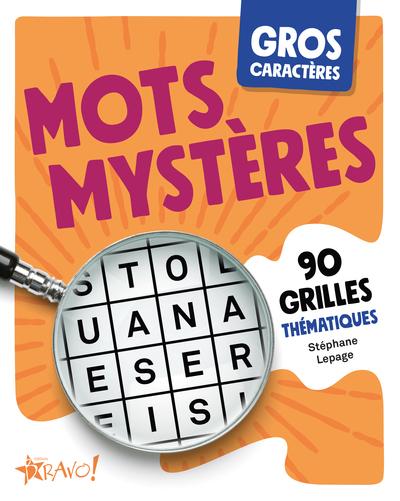 MOTS MYSTERES - GROS CARACTERES - 90 GRILLES THEMATIQUES