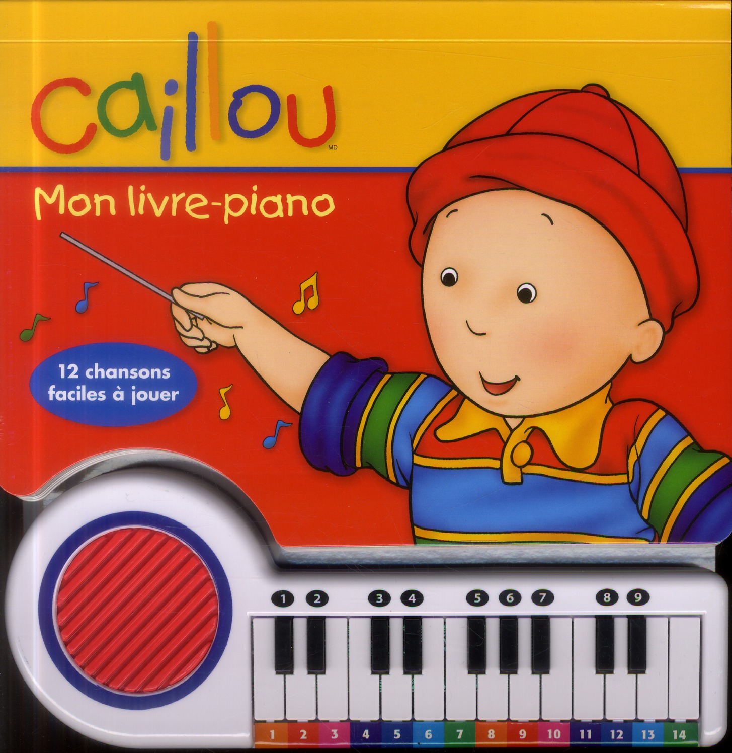 CAILLOU MON LIVRE-PIANO