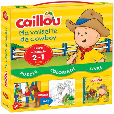 CAILLOU MA VALISETTE COWBOY (AVEC PUZZLE 2 EN 1)