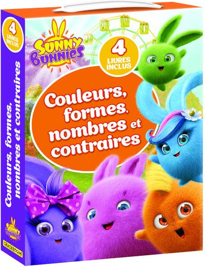 SUNNY BUNNIES : COFFRET DE 4 LIVRES (COULEURS, FORMES, NOMBRES, CONTRAIRES)