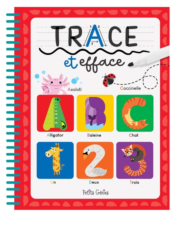 TRACE ET EFFACE ABC 123