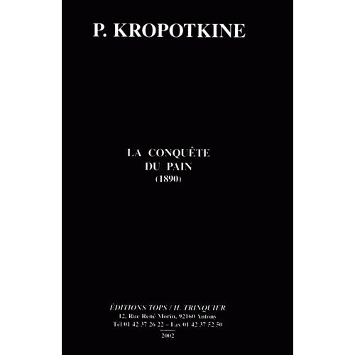 LA CONQUETE DU PAIN (1890) (NED 2013)