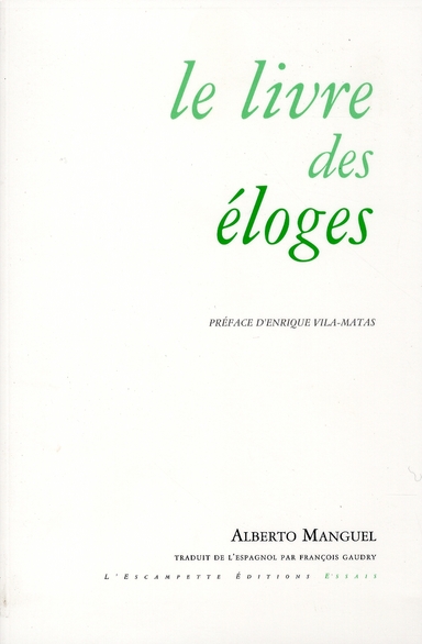 LE LIVRE DES ELOGES
