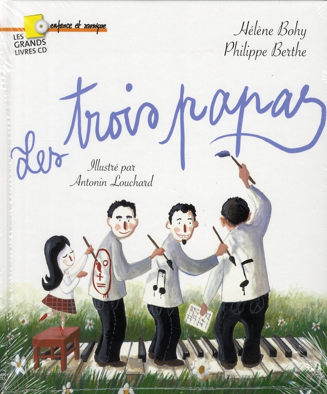 LIVRE-DISQUE- LES TROIS PAPAS