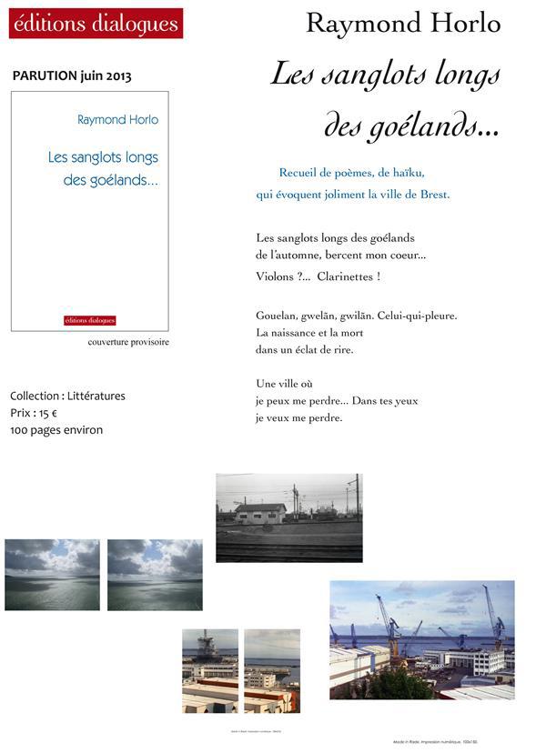 LES SANGLOTS LONGS DES GOELANDS DE L'AUTOMNE