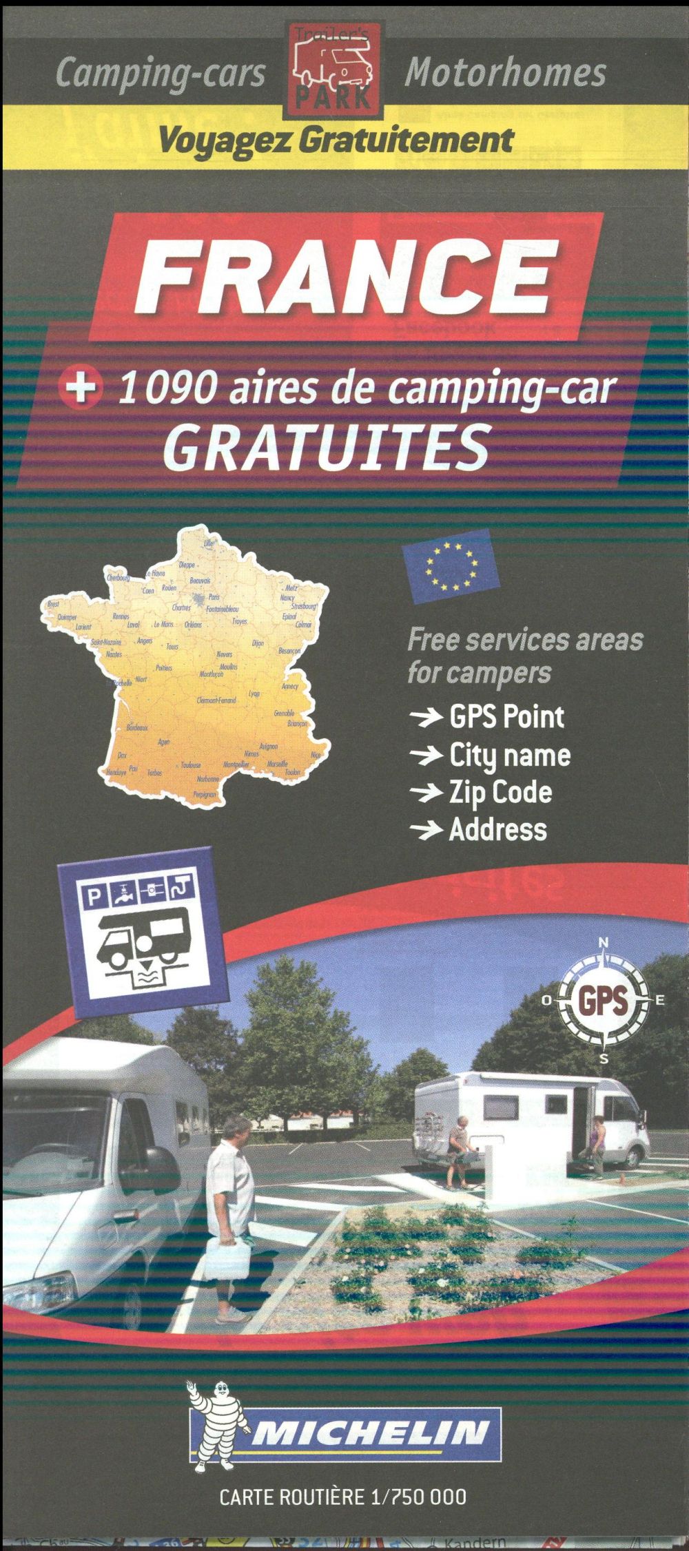 CARTE DES AIRES & PARKING CAMPING-CAR GRATUITS FRANCE