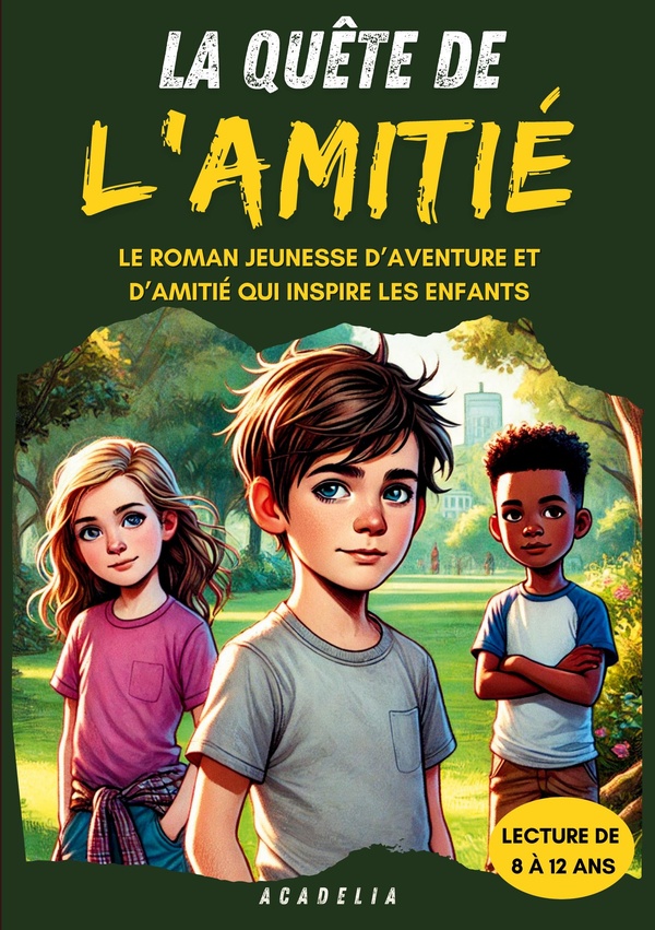 LA QUETE DE L'AMITIE - ROMAN JEUNESSE D'AVENTURE ET D'AMITIE  UNE HISTOIRE INSPIRANTE DE COURAGE ET