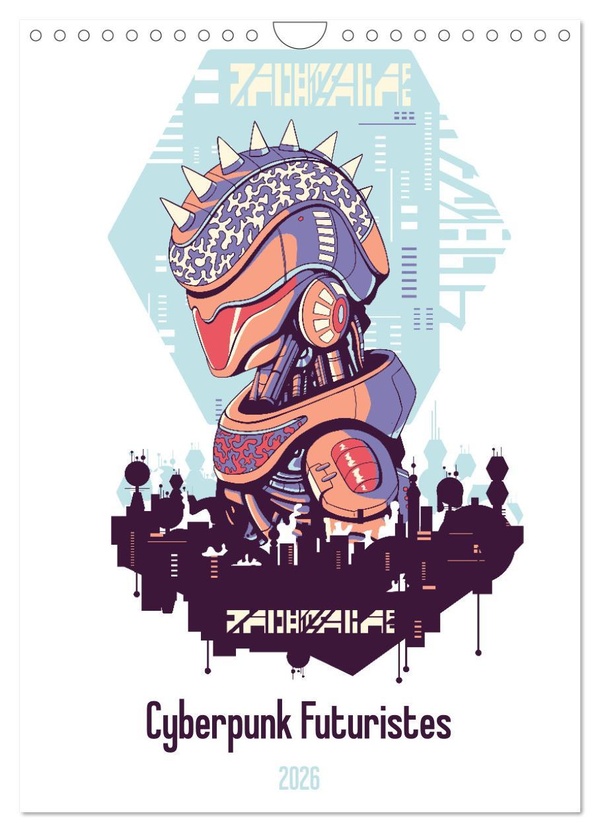 CYBERPUNK FUTURISTES CALENDRIER MURAL 20 - CYBERPUNK UN MONDE REMPLI DE R