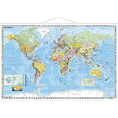 CARTE DU MONDE 137X89 COULEUR