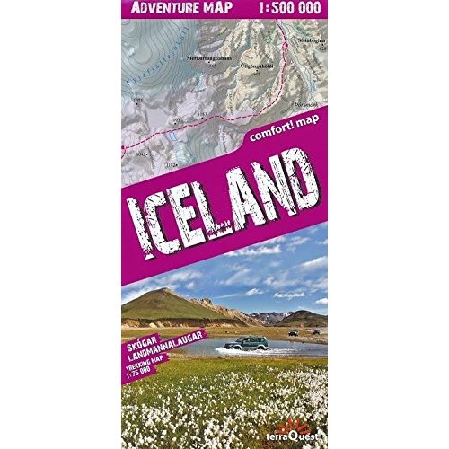 ISLANDE 1/500.000 ANG (ICELAND - CARTE D'AVENTURE)