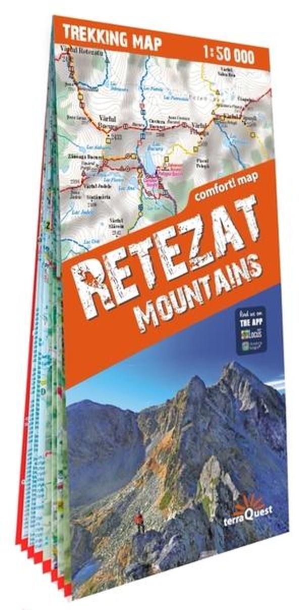 MONTS RETEZAT 1/50000 (CARTE GRAND FORMAT LAMINEE TREKKING TQ) RETEZAT MOUNTAINS ANGLAIS