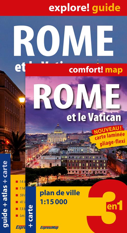 ROME ET LE VATICAN (EXPLORE! GUIDE 3EN1)