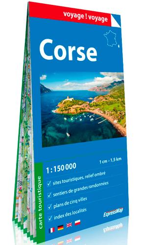 CORSE 1/150.000 (CARTE EN PAPIER)