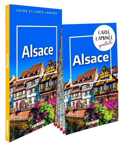 ALSACE (GUIDE ET CARTE LAMINEE)