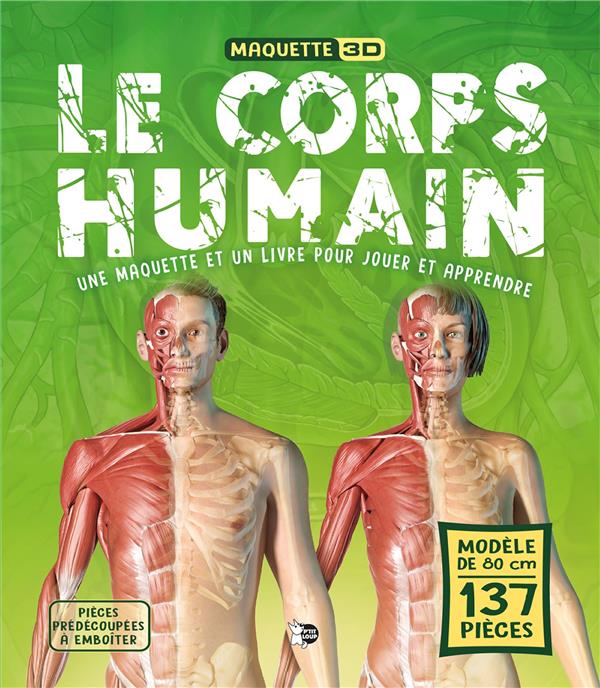 LE CORPS HUMAIN - UNE MAQUETTE ET UN LIVRE POUR JOUER ET APPRENDRE