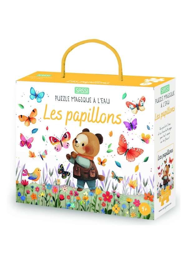 PUZZLE MAGIQUE A L'EAU. LES PAPILLONS