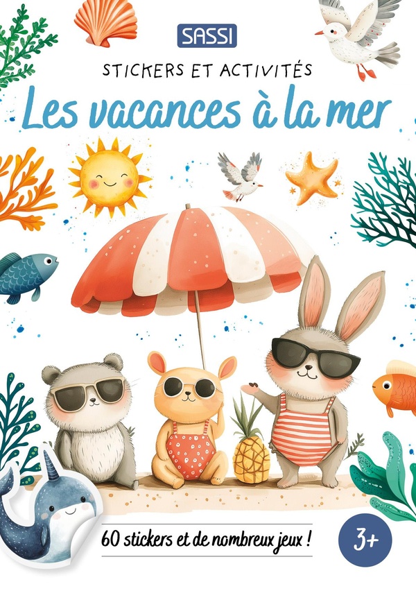 STICKERS ET ACTIVITES - LES VACANCES A LA MER