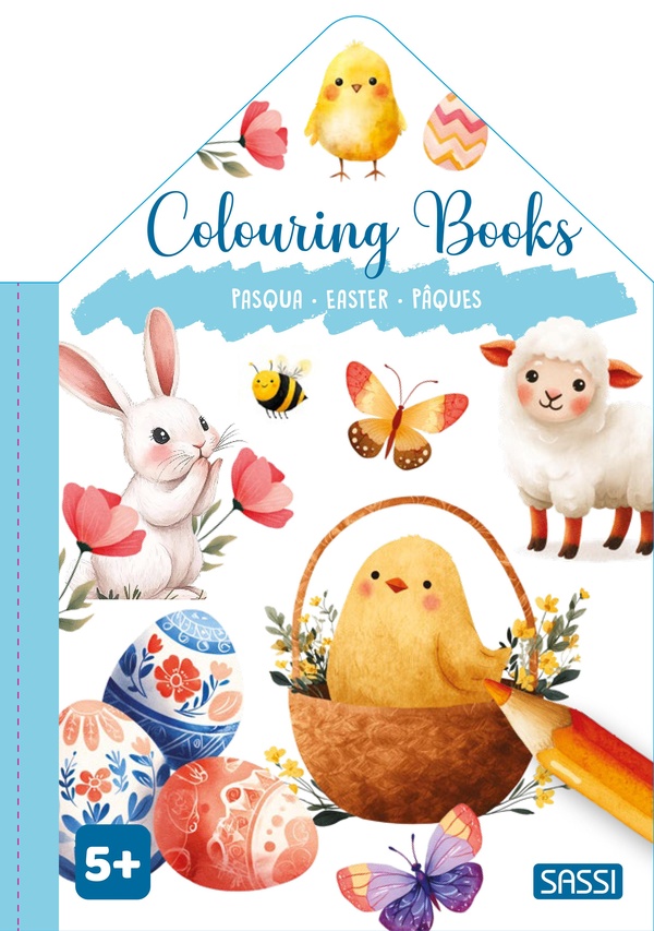 COLOURING BOOKS. PAQUES