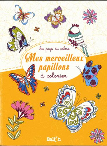 MES MERVEILLEUX PAPILLONS A COLORIER