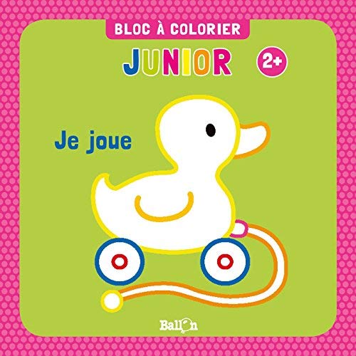 BLOC A COLORIER JUNIOR : JE JOUE