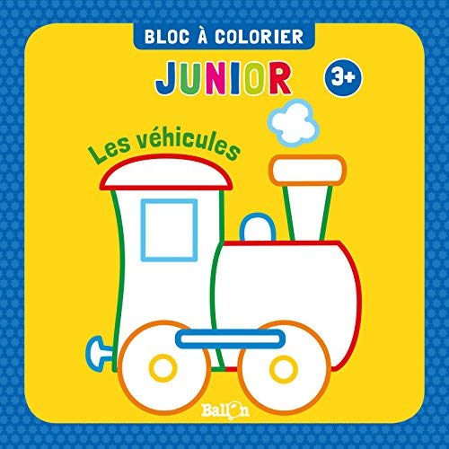 BLOC A COLORIER JUNIOR : LES VEHICULES