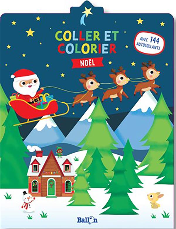 COLLER ET COLORIER - NOEL